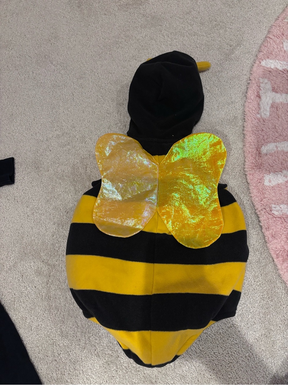 Carter's Baby Bee Costume Set - Black & Yellow 3-6 months - Picture 4 of 6